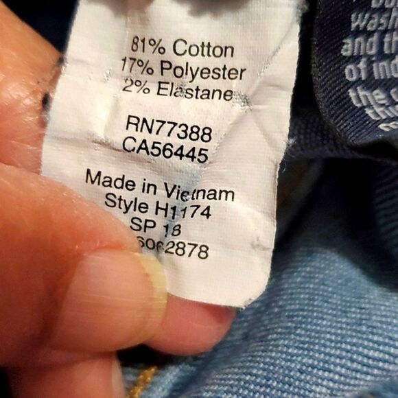 J. Crew Factory Medium Wash Distressed Mid Rise Straight Leg Jeans 27 - Picture 15 of 15